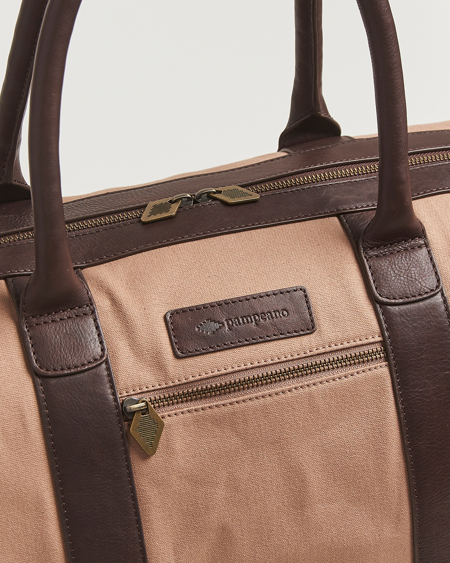 Hombres | Bolsos | Pampeano | Varon Small Canvas Weekend Bag Khaki