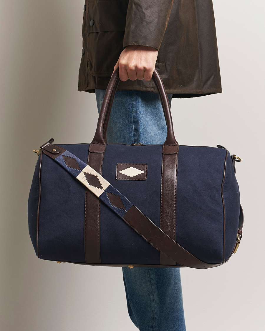 Hombres | Bolsos | Pampeano | Varon Small Canvas Weekend Bag Navy