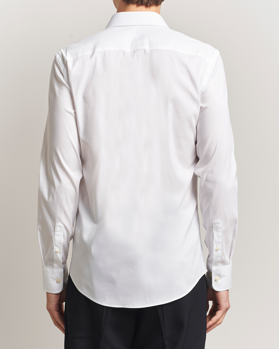 Hombres | Camisas | Tiger of Sweden | Adley Slim Fit Cut Away Shirt White