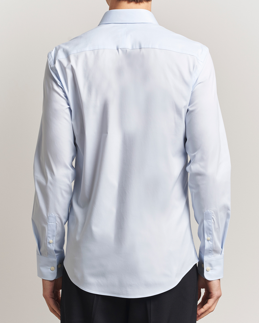 Hombres | Camisas | Tiger of Sweden | Adley Slim Fit Cut Away Shirt Light Blue