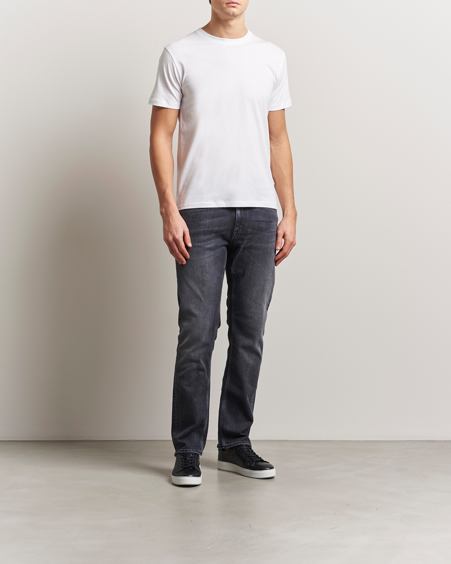 Hombres | Camisetas | Tiger of Sweden | Dillan Crew Neck T-Shirt White
