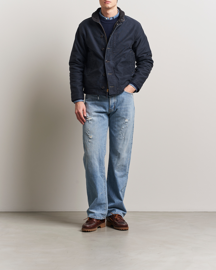 Hombres | Abrigos y chaquetas | RRL | Bower Deck Jacket Navy