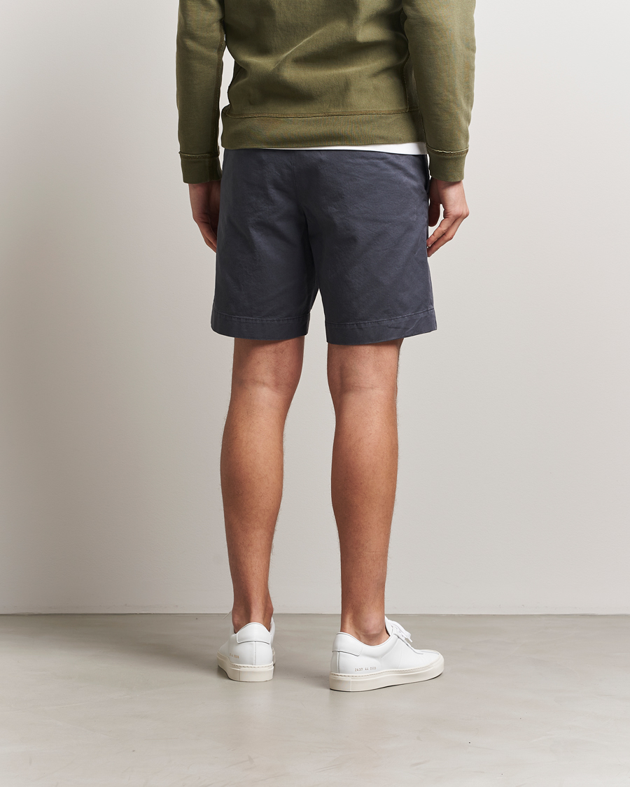 Hombres | Pantalones cortos | RRL | Officers Flat Shorts Navy