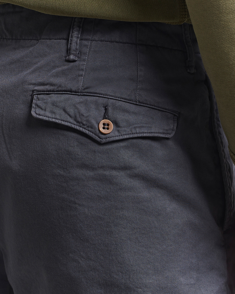 Hombres | Pantalones cortos | RRL | Officers Flat Shorts Navy