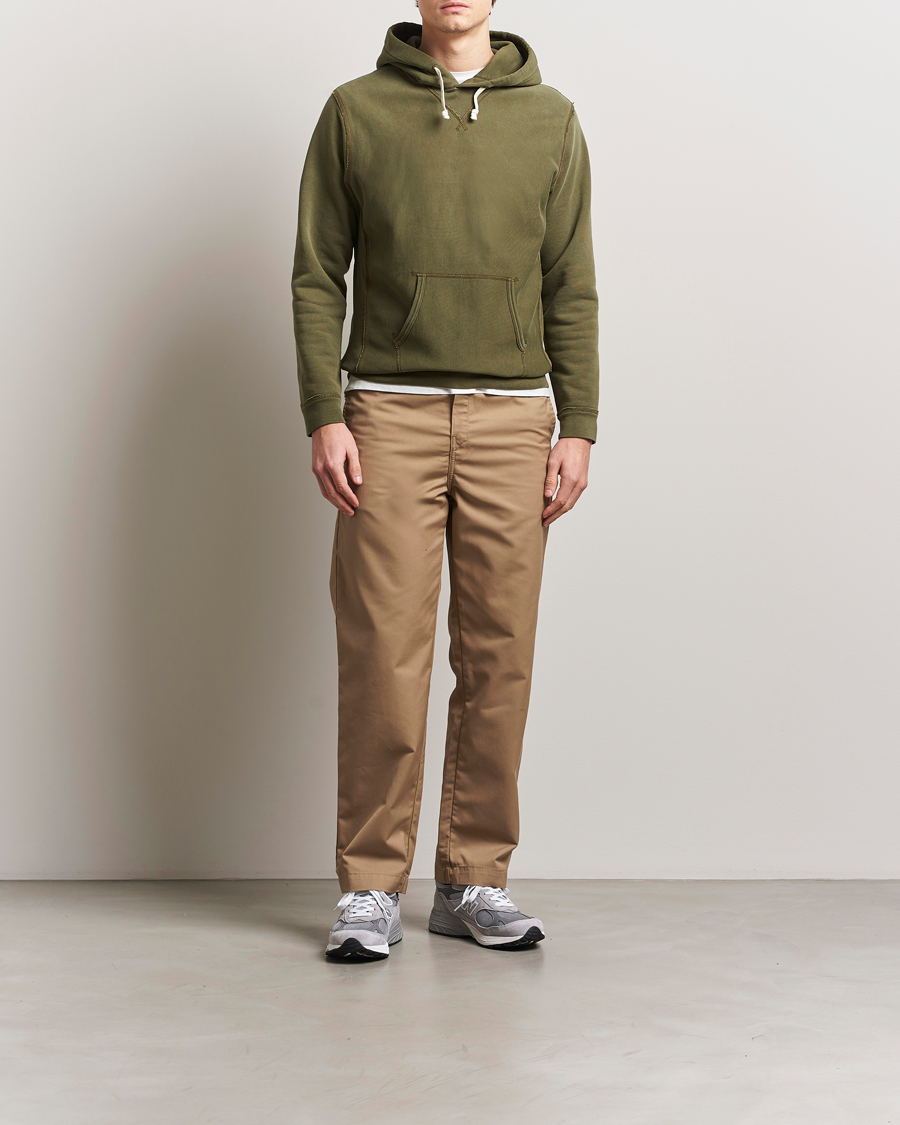 Hombres | Jerséis y prendas de punto | RRL | Hooded Sweatshirt Olive