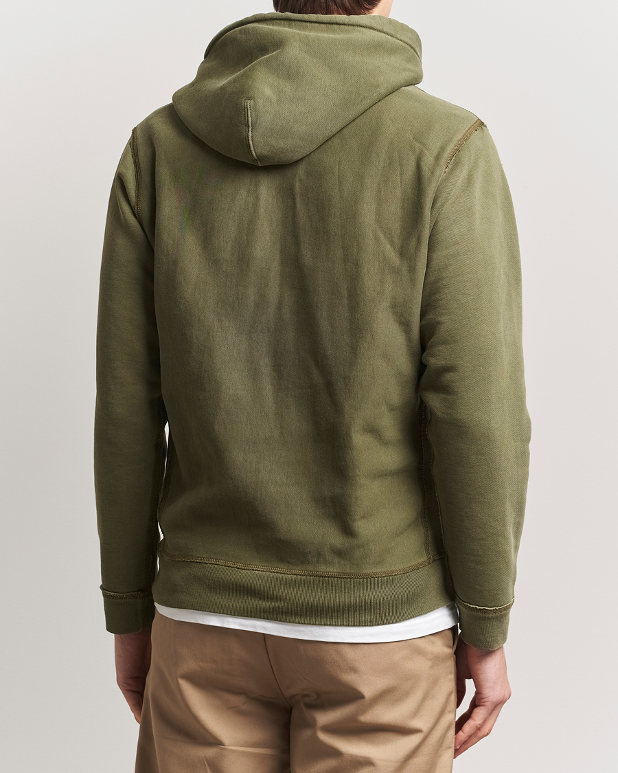 Hombres | Jerséis y prendas de punto | RRL | Hooded Sweatshirt Olive