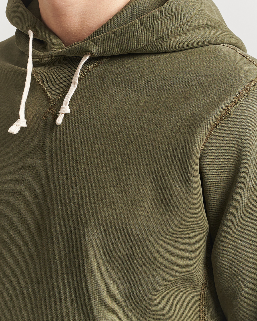 Hombres | Jerséis y prendas de punto | RRL | Hooded Sweatshirt Olive