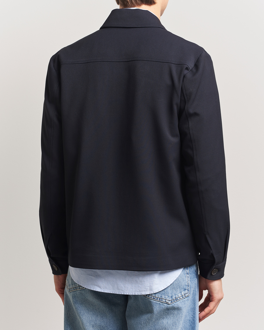 Hombres | Camisas | LES DEUX | Marsielle Hybrid Jacket Dark Navy