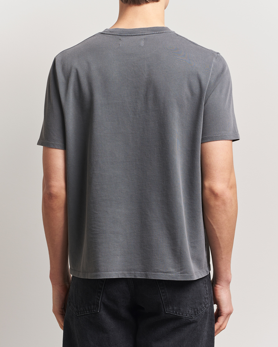Hombres | Camisetas | Jeanerica | Delon Crew Neck T-Shirt Washed Black