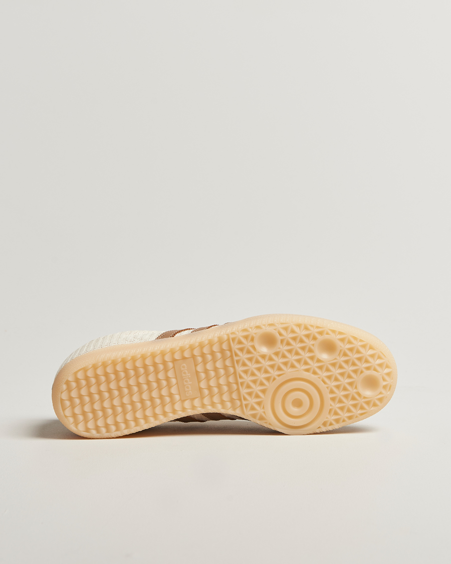 Hombres | adidas Originals Samba Original Sneaker White/Brown | adidas Originals | Samba Original Sneaker White/Brown