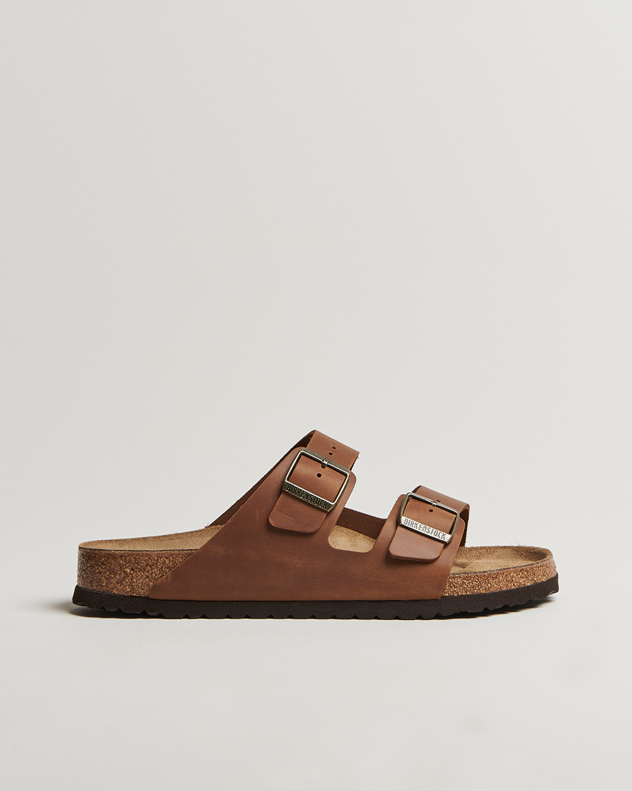 Hombres | Sandalias y chanclas | BIRKENSTOCK | Arizona Classic Footbed Cognac Oiled Leather