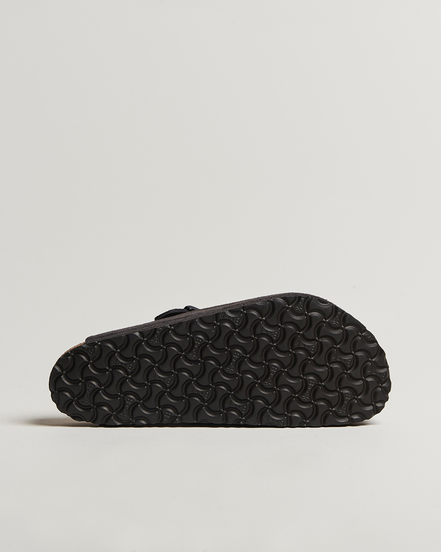 Hombres | BIRKENSTOCK Boston Classic Footbed Velvet Grey Suede | BIRKENSTOCK | Boston Classic Footbed Velvet Grey Suede