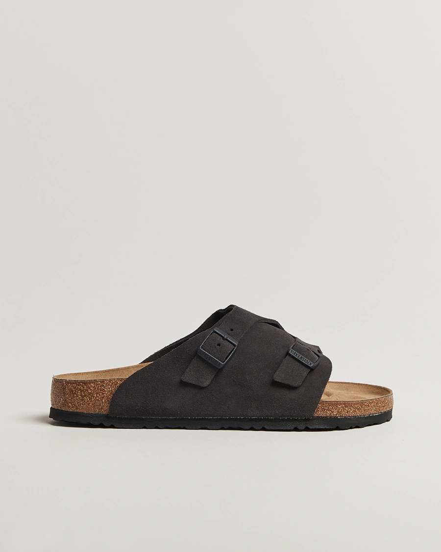 Hombres | BIRKENSTOCK Zürich Velvet Grey Suede | BIRKENSTOCK | Zürich Velvet Grey Suede