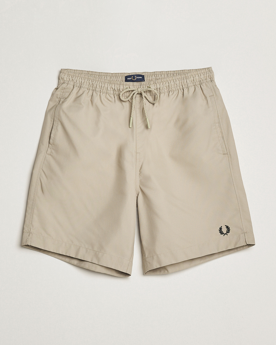Hombres | Bañadores | Fred Perry | Classic Swimshorts Warm Grey