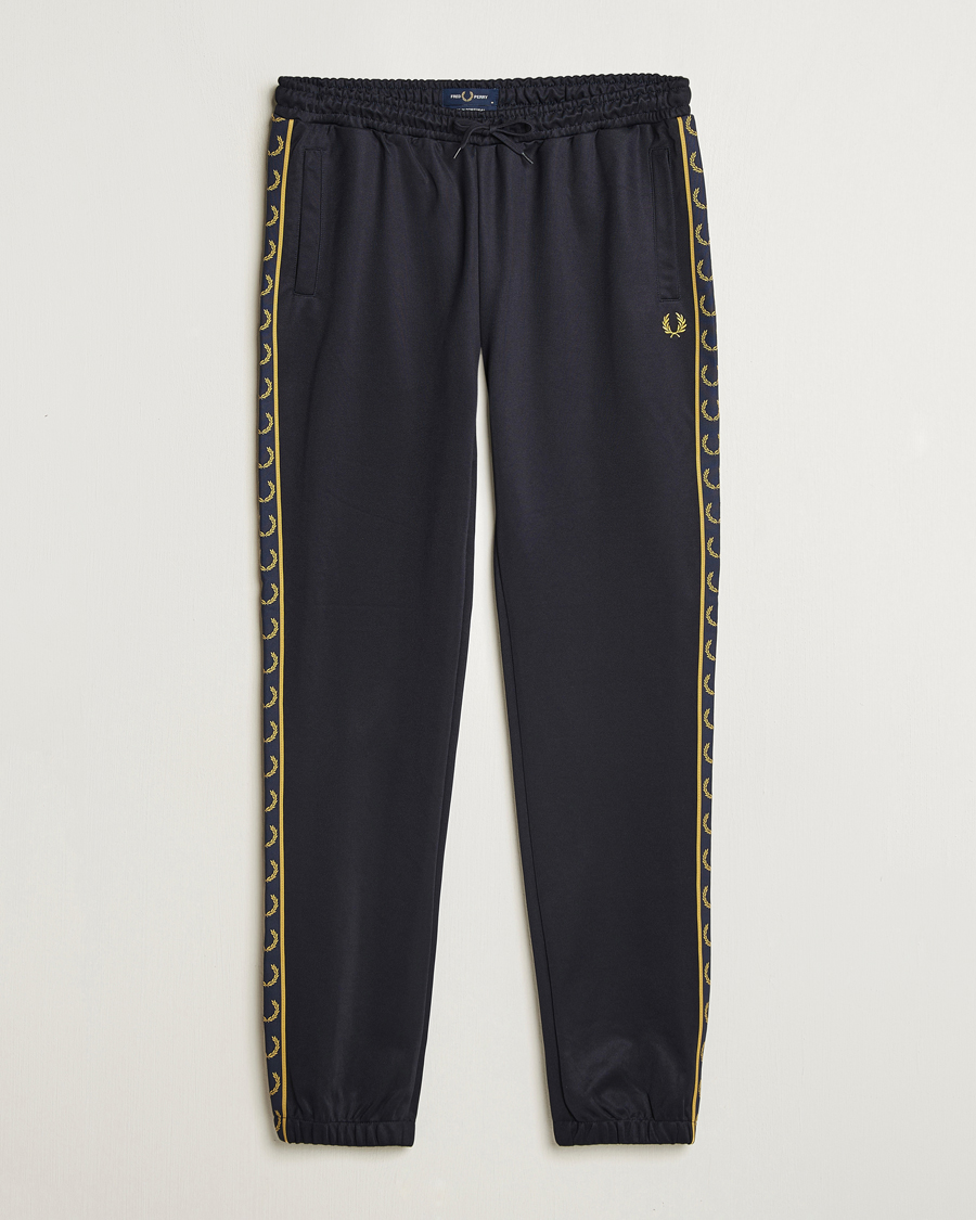 Hombres | Pantalones | Fred Perry | Taped Track Pants Navy