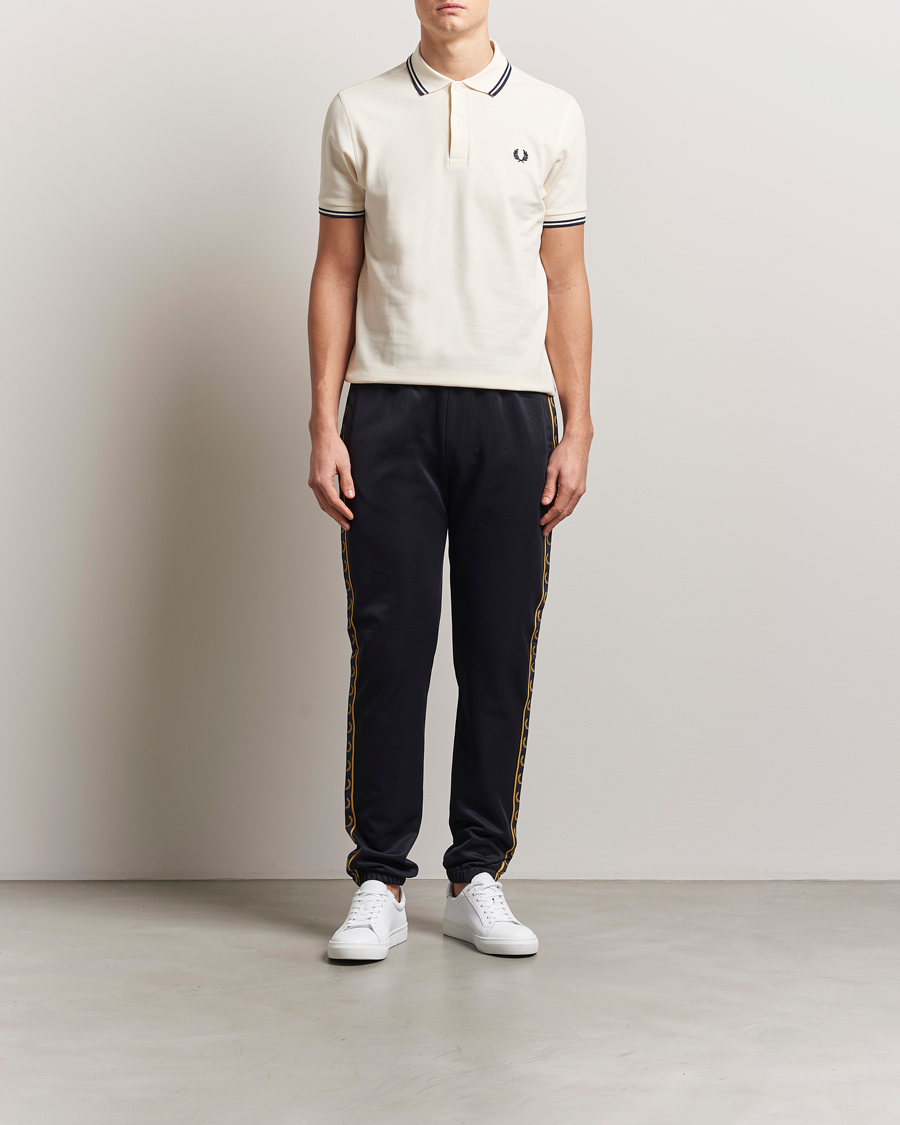Hombres | Pantalones | Fred Perry | Taped Track Pants Navy