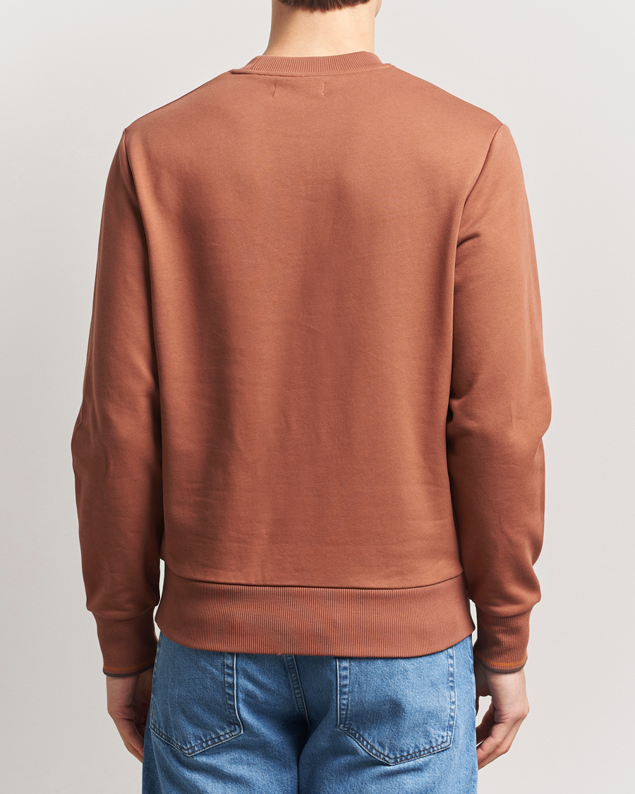 Hombres | Jerséis y prendas de punto | Fred Perry | Crew Neck Sweatshirt Cinnamon Brown