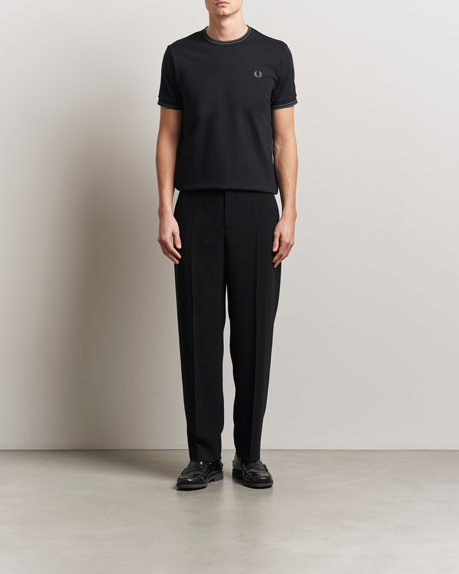 Hombres | Camisetas | Fred Perry | Twin Tipped T-Shirt Black