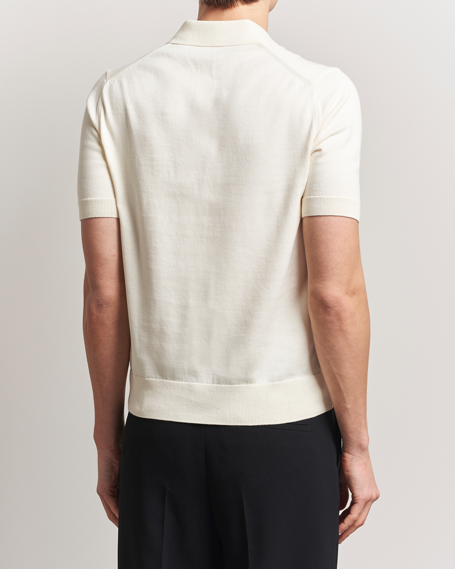 Hombres | Polos | Fred Perry | Cotton Knitted Polo Ecru