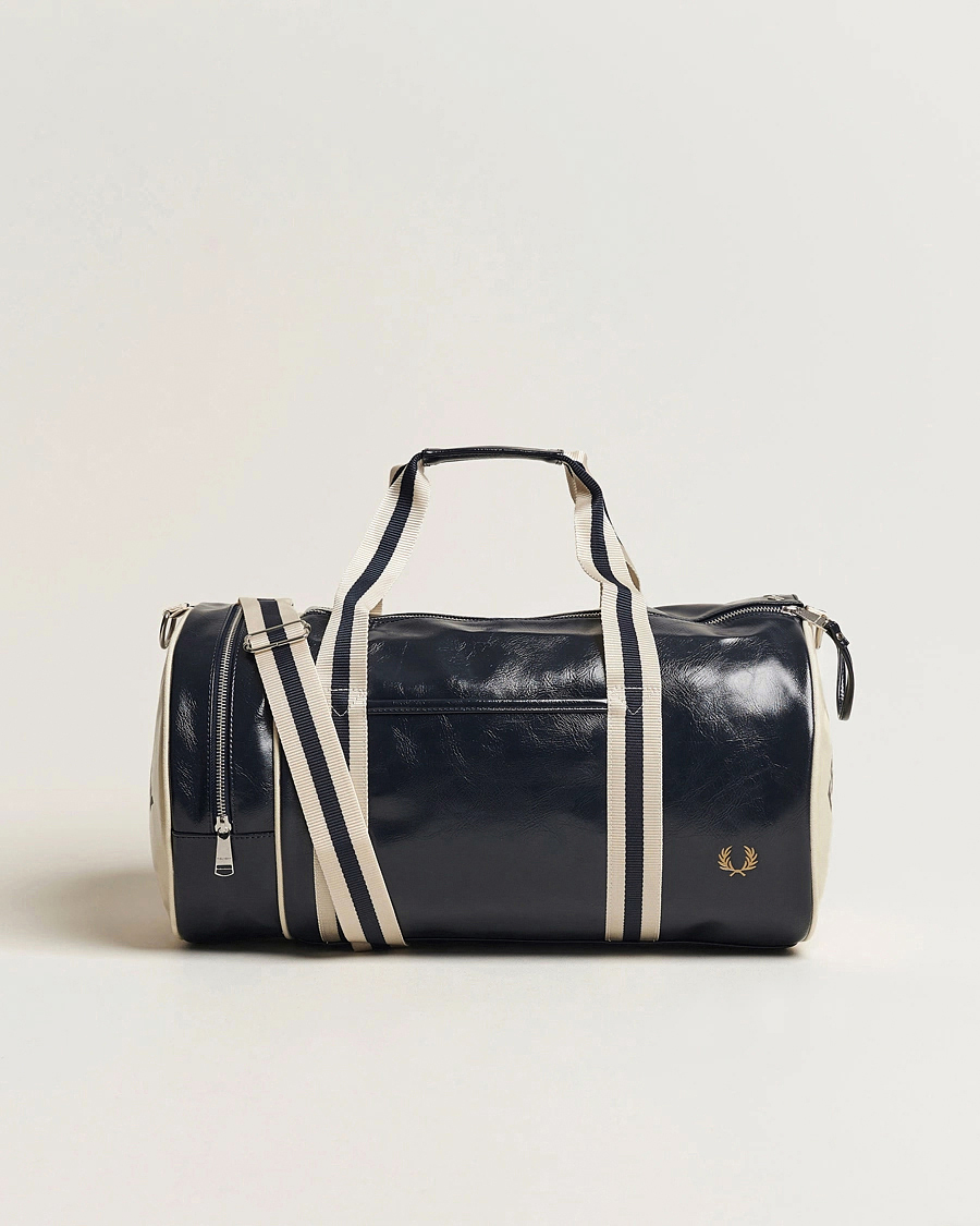 Hombres | Bolsos | Fred Perry | Classic Barrel Bag Navy/Ecru