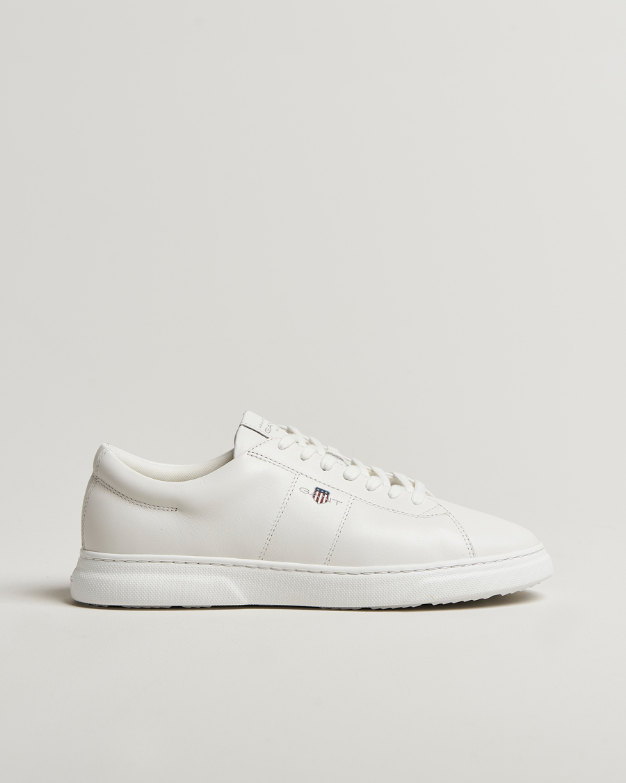 Hombres | GANT Joree Lightweight Leather Sneaker White | GANT | Joree Lightweight Leather Sneaker White