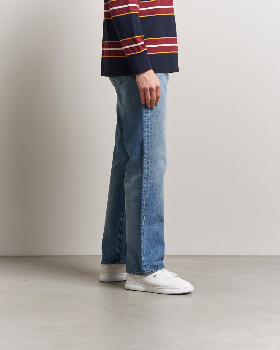 Hombres | GANT Joree Lightweight Leather Sneaker White | GANT | Joree Lightweight Leather Sneaker White