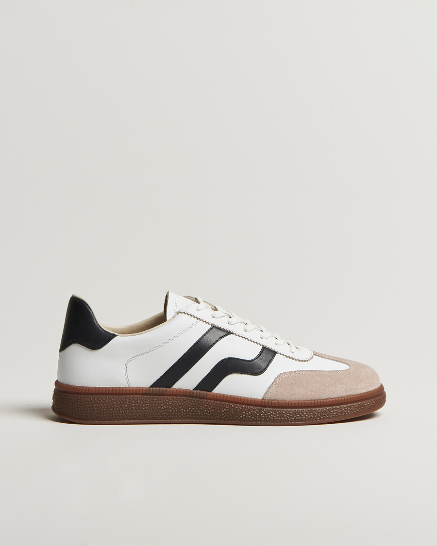 Hombres | GANT Cuzmo Sneaker White/Black | GANT | Cuzmo Sneaker White/Black