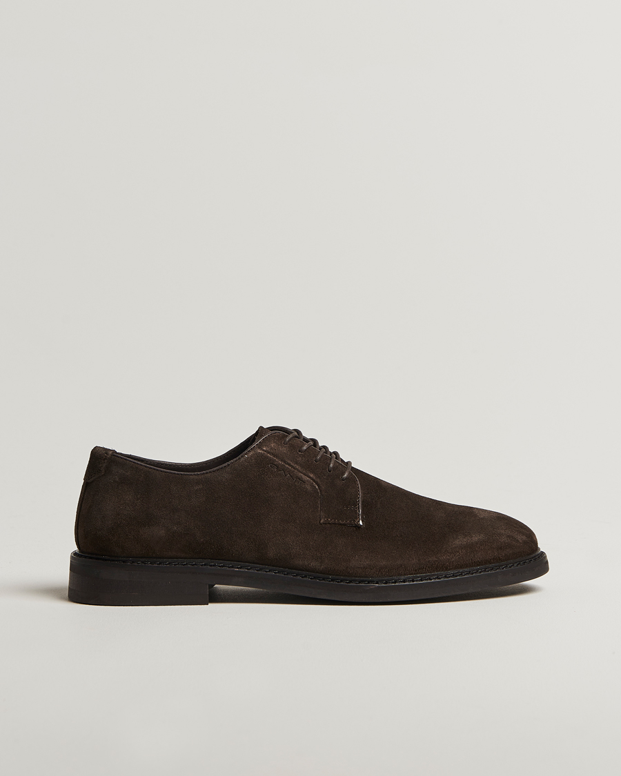 Hombres | GANT Bidford Suede Derby Ebony Brown | GANT | Bidford Suede Derby Ebony Brown