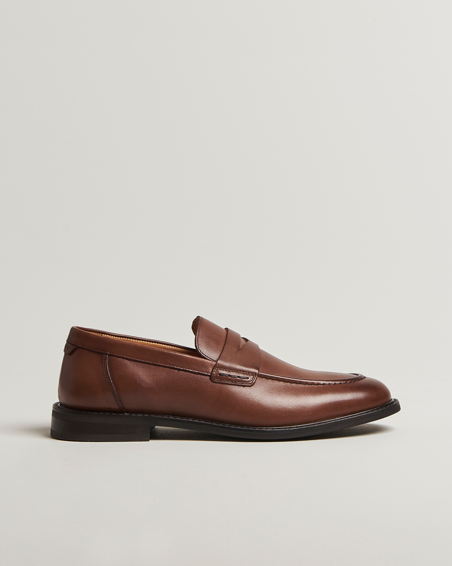 Hombres | GANT Lozham Leather Loafer Cognac | GANT | Lozham Leather Loafer Cognac