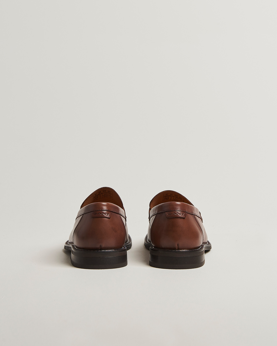 Hombres | GANT Lozham Leather Loafer Cognac | GANT | Lozham Leather Loafer Cognac
