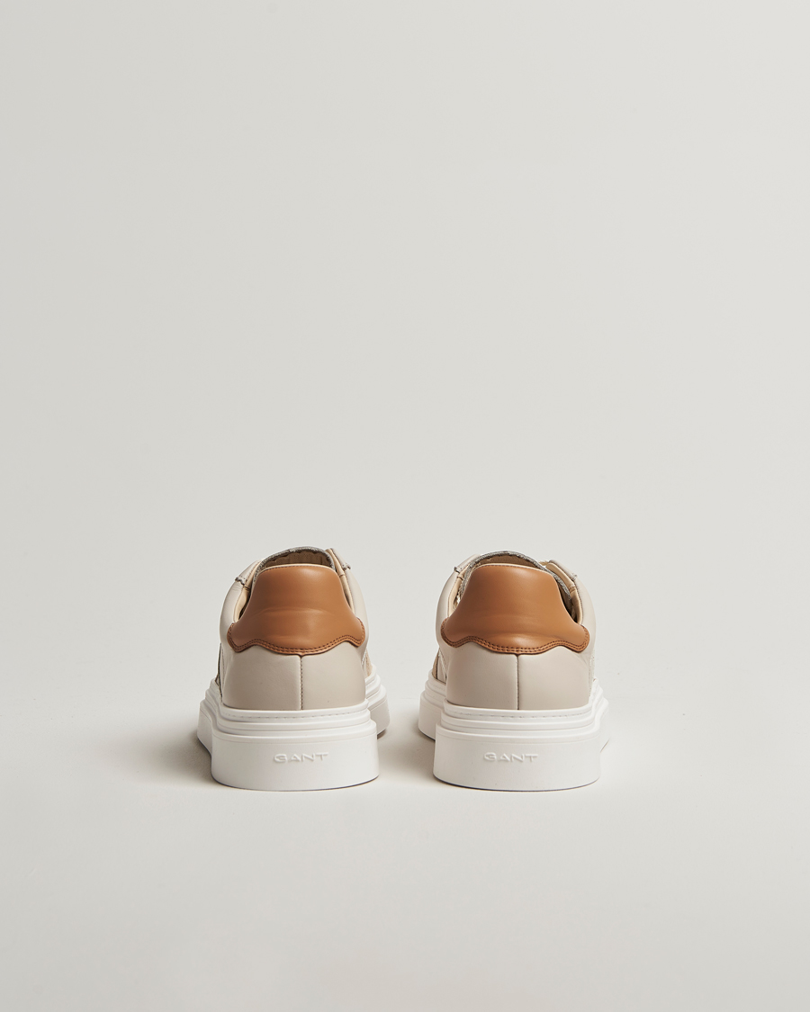 Hombres | GANT Cuzmoon Leather Sneaker Beige/Cream | GANT | Cuzmoon Leather Sneaker Beige/Cream