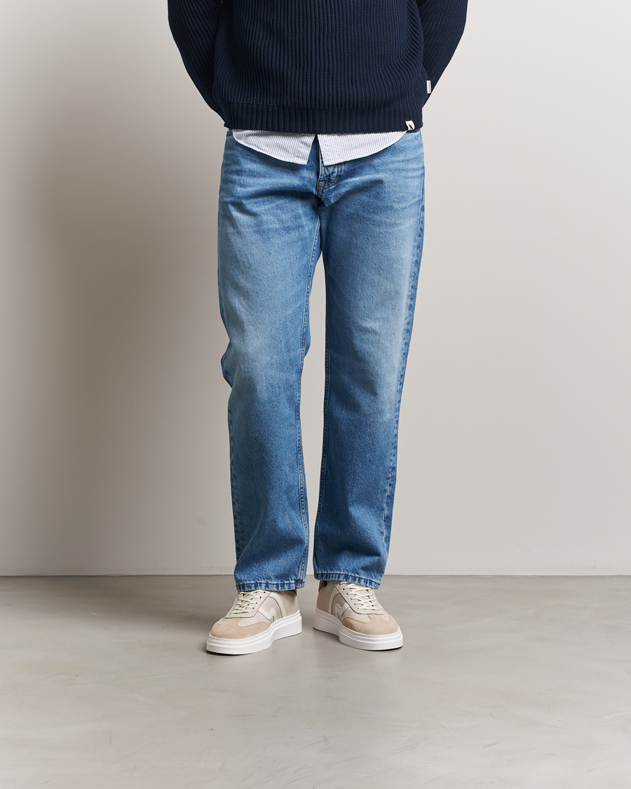 Hombres | GANT Cuzmoon Leather Sneaker Beige/Cream | GANT | Cuzmoon Leather Sneaker Beige/Cream