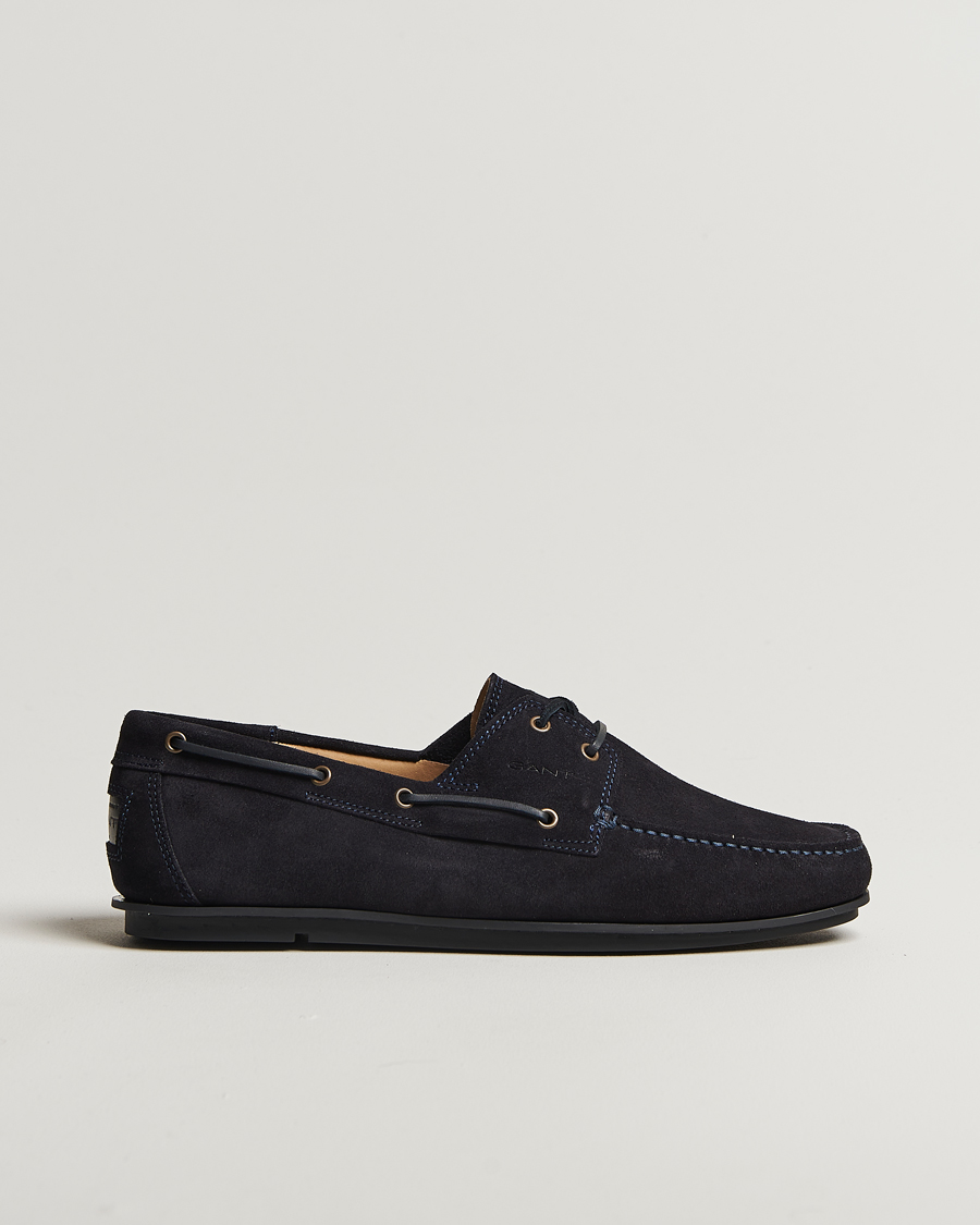 Hombres | GANT Wilmon Suede Moccasin Marine | GANT | Wilmon Suede Moccasin Marine