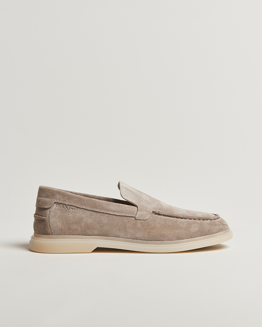 Hombres | GANT Boery Suede Loafer Taupe | GANT | Boery Suede Loafer Taupe