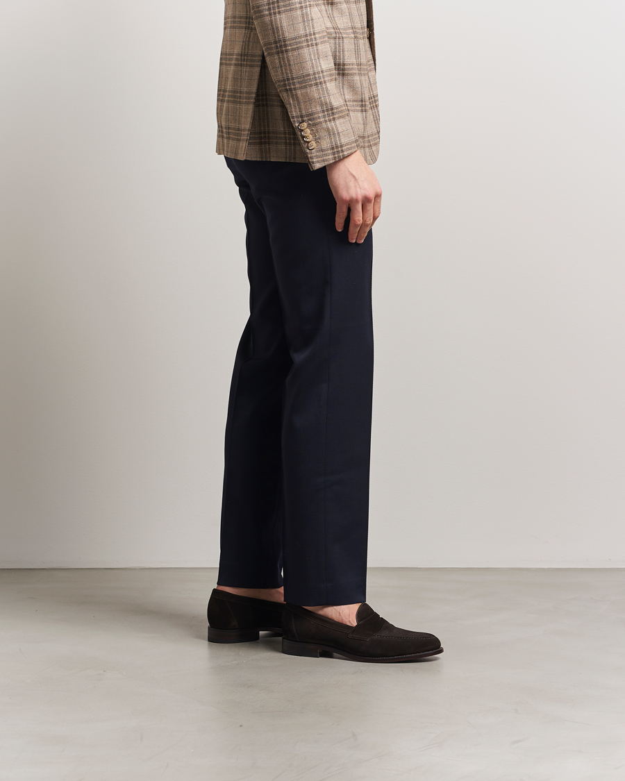 Hombres | Mocasines | Loake Shoemakers | Loake 1880 Imperial Suede Loafers Dark Brown
