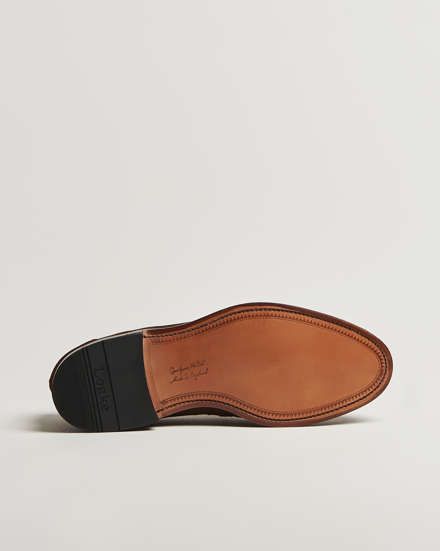 Hombres | Mocasines | Loake Shoemakers | Loake 1880 Imperial Suede Loafers Brown