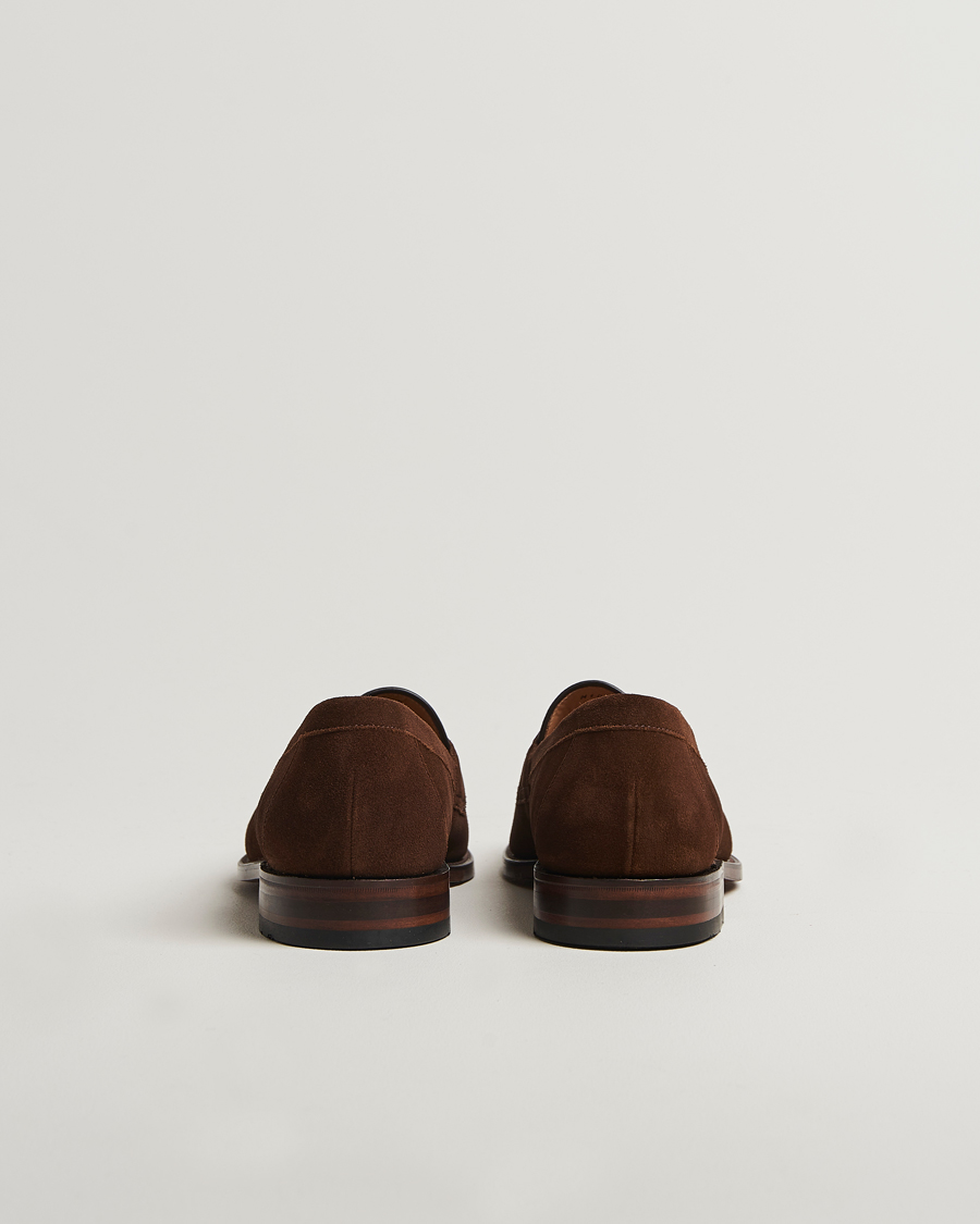 Hombres | Mocasines | Loake Shoemakers | Loake 1880 Imperial Suede Loafers Brown