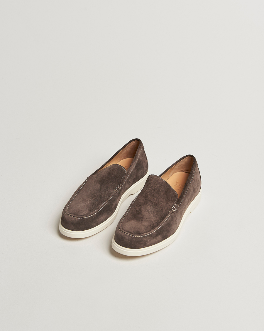 Hombres | Mocasines | Loake Shoemakers | Tuscany Suede Loafer Anthracite
