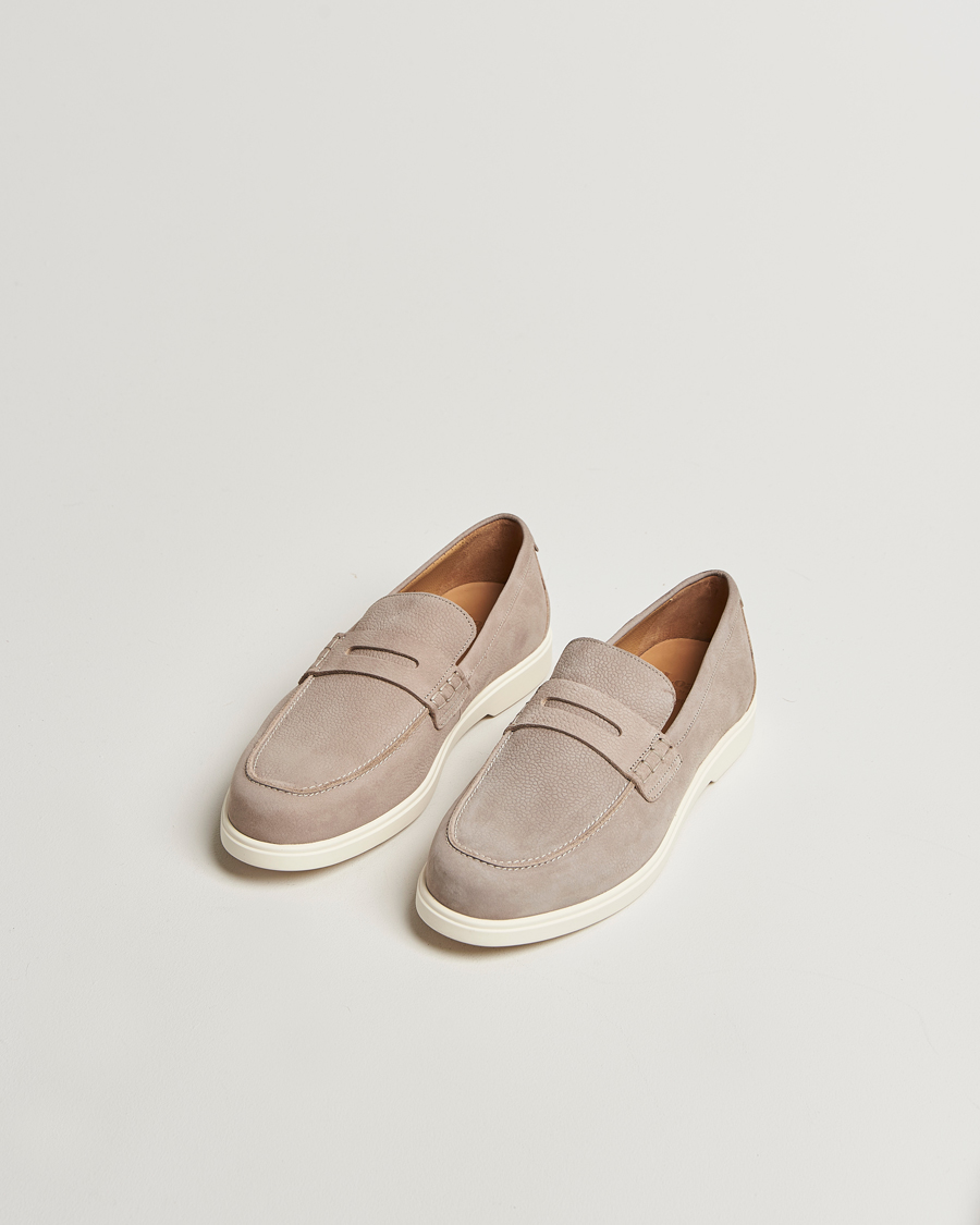 Hombres | Mocasines | Loake 1880 | Como Nubuck Loafers Grey