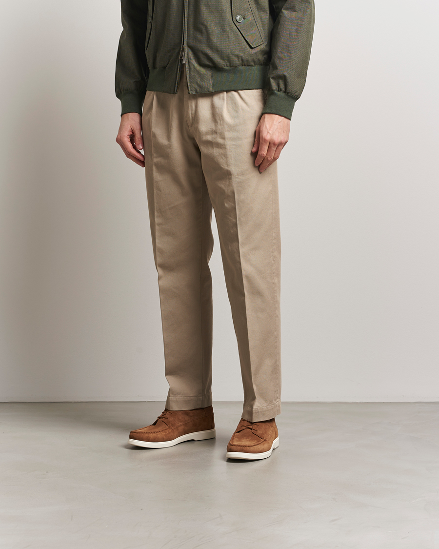 Hombres | Mocasines | Loake 1880 | Sardinia Suede Boat Shoe Loafers Chestnut