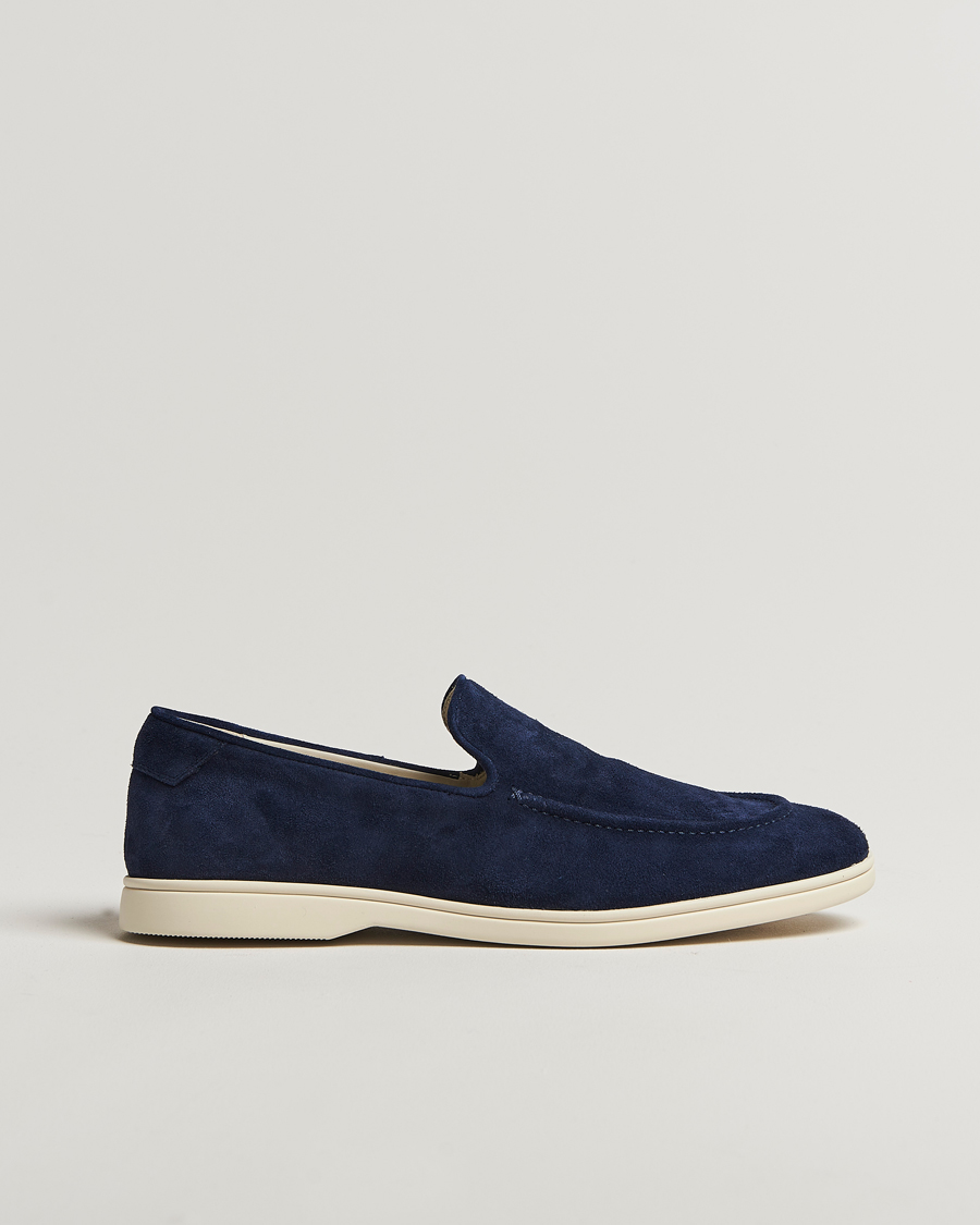 Hombres | CQP Debonair Suede Loafers Navy | CQP | Debonair Suede Loafers Navy