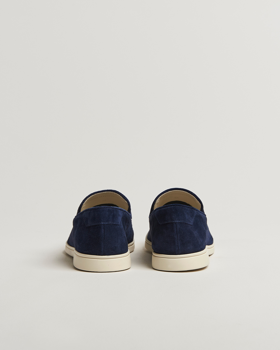 Hombres | CQP Debonair Suede Loafers Navy | CQP | Debonair Suede Loafers Navy