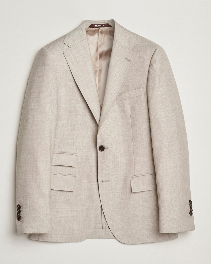 Hombres | Blazers | Morris | Heritage Prestige Structured Suit Blazer Beige