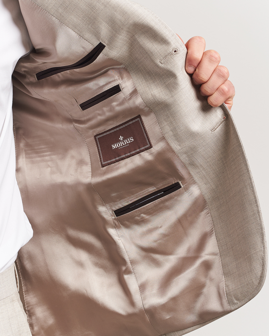 Hombres | Blazers | Morris | Heritage Prestige Structured Suit Blazer Beige
