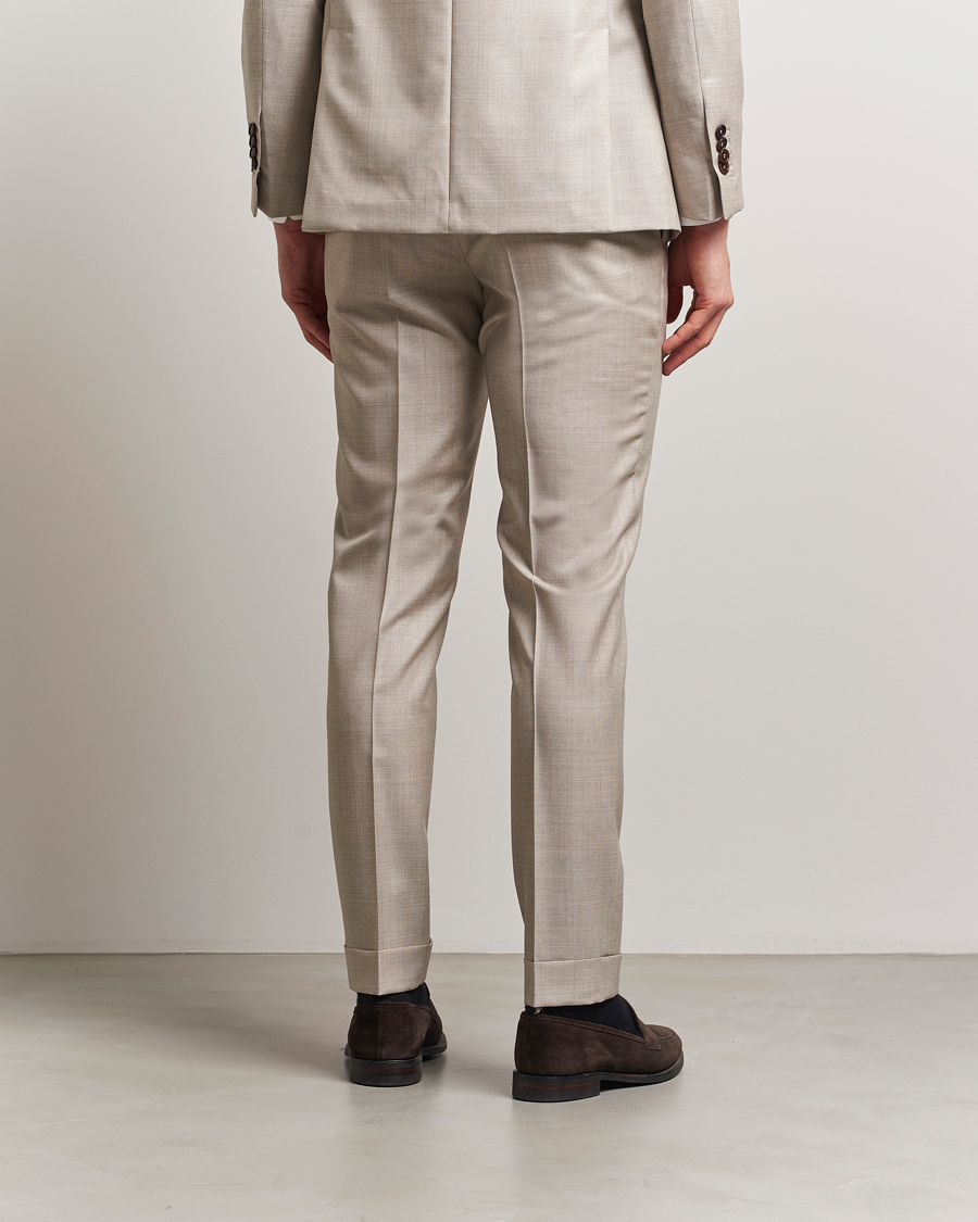 Hombres | Pantalones | Morris | Heritage Prestige Structured Suit Trousers Beige