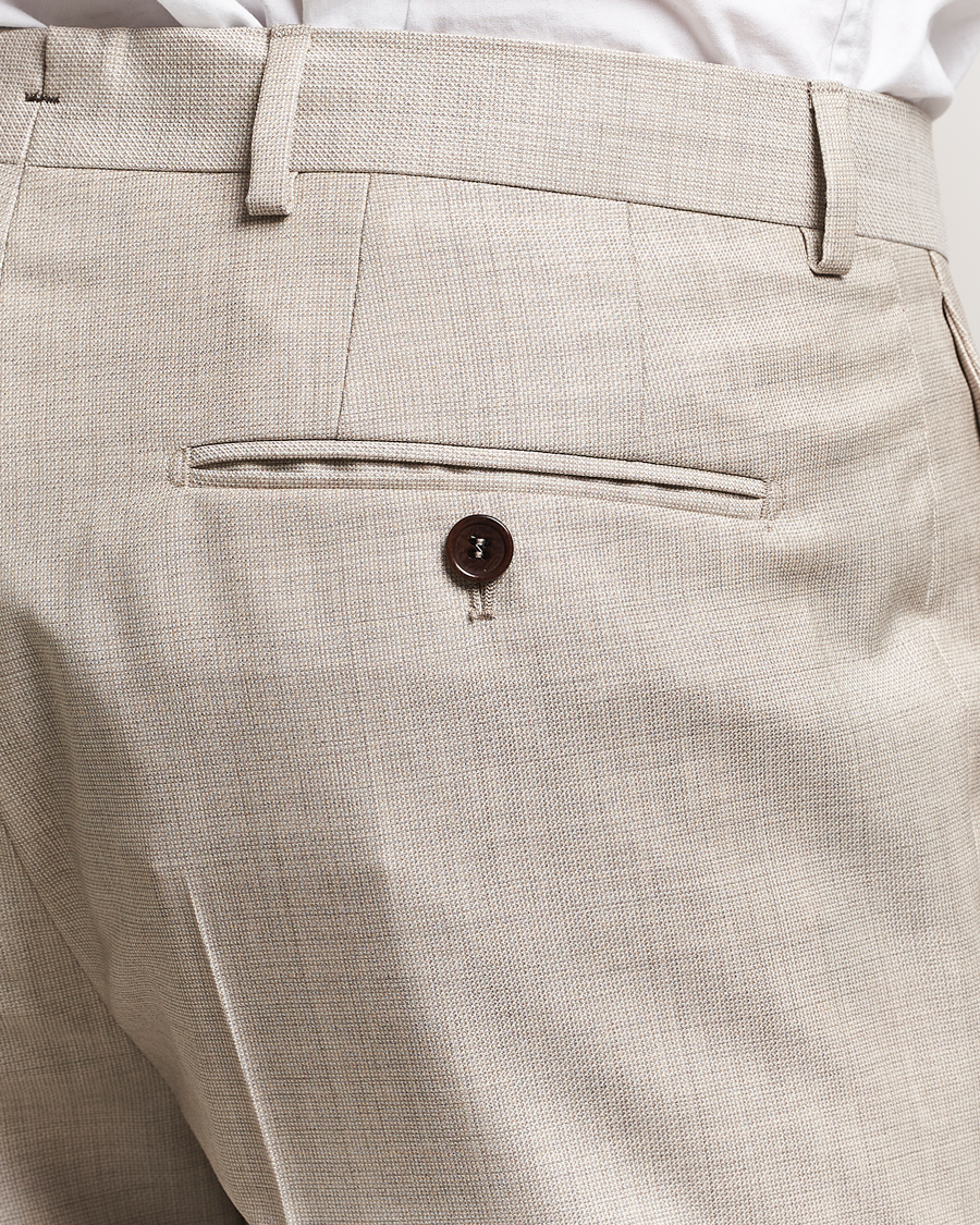 Hombres | Pantalones | Morris | Heritage Prestige Structured Suit Trousers Beige