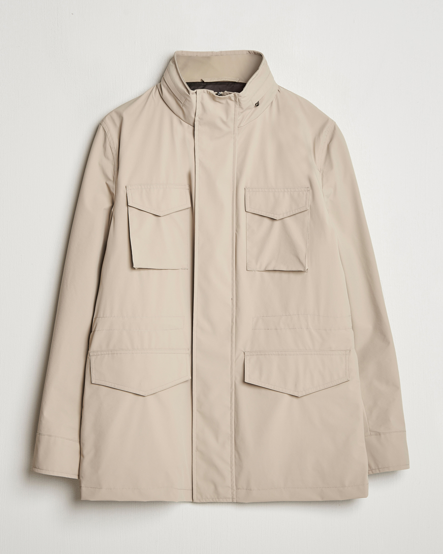 Hombres | Abrigos y chaquetas | Oscar Jacobson | M65 Nylon Field Jacket Beige