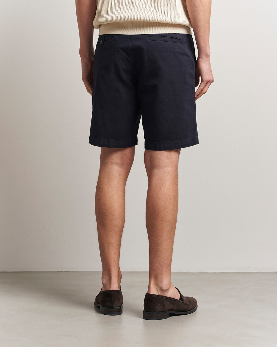 Hombres | Pantalones cortos | Oscar Jacobson | Poggio Cotton Shorts Navy