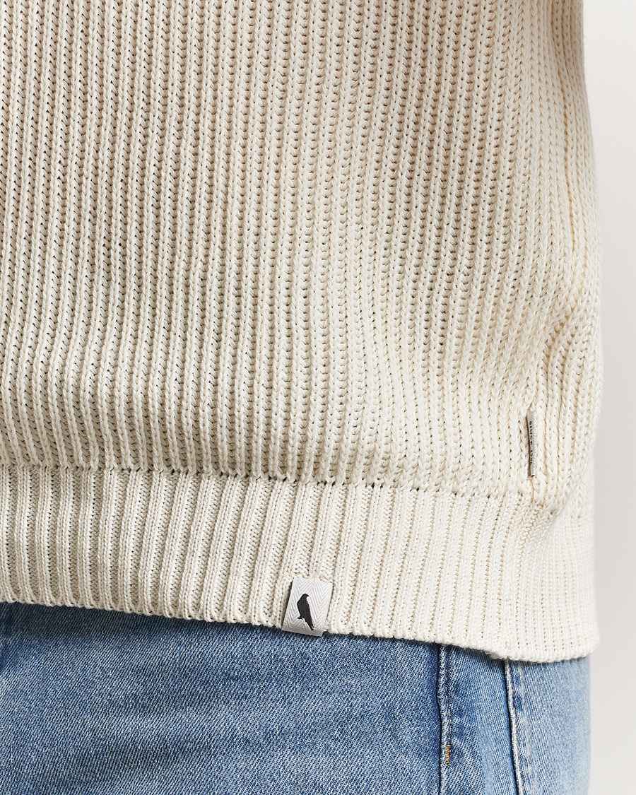 Hombres | Jerséis y prendas de punto | Peregrine | Harry Organic Cotton Sweater White