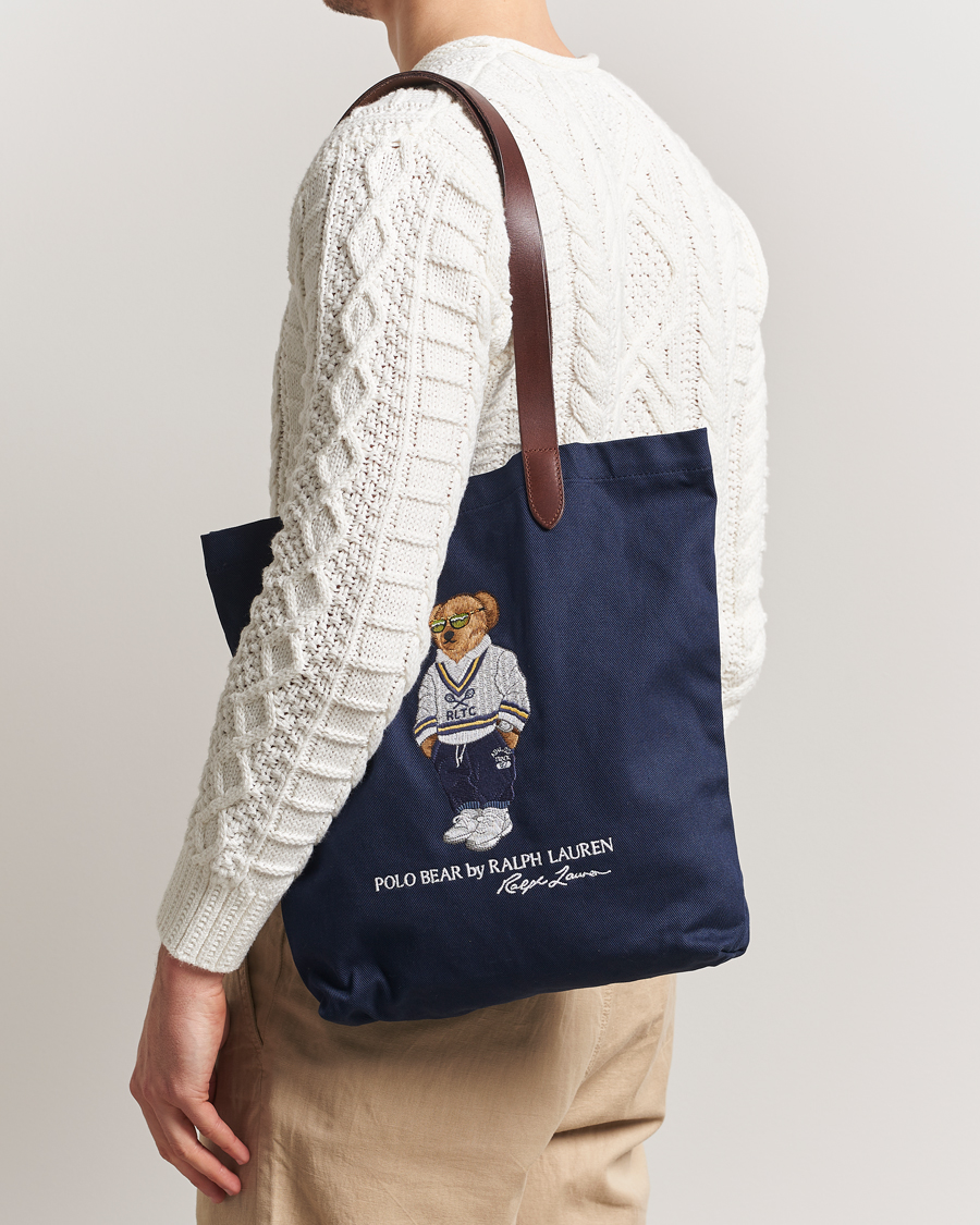 Hombres | Polo Ralph Lauren Tote Bag Bear Newport Navy | Polo Ralph Lauren | Tote Bag Bear Newport Navy